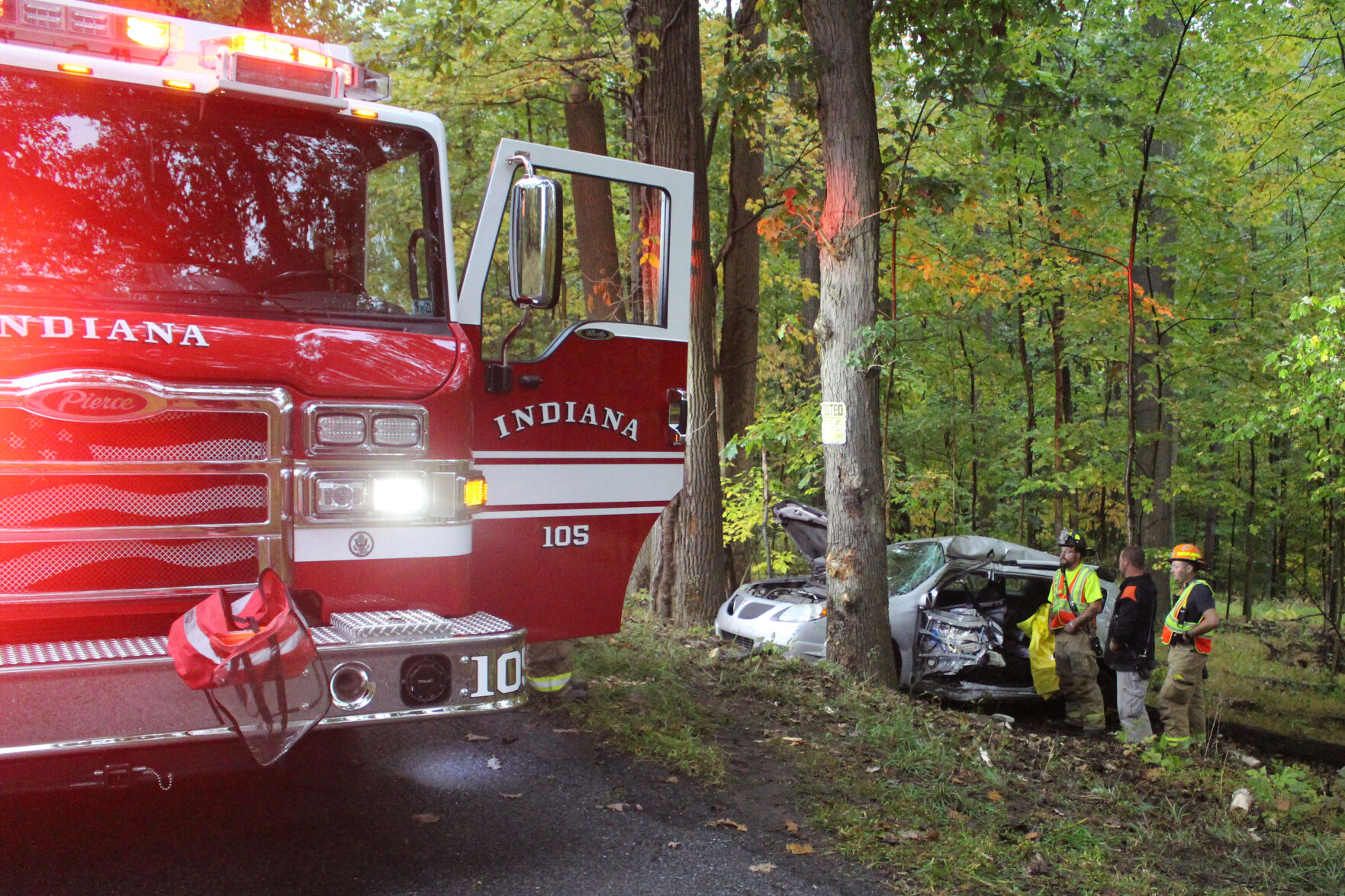 Martin Road accident scene